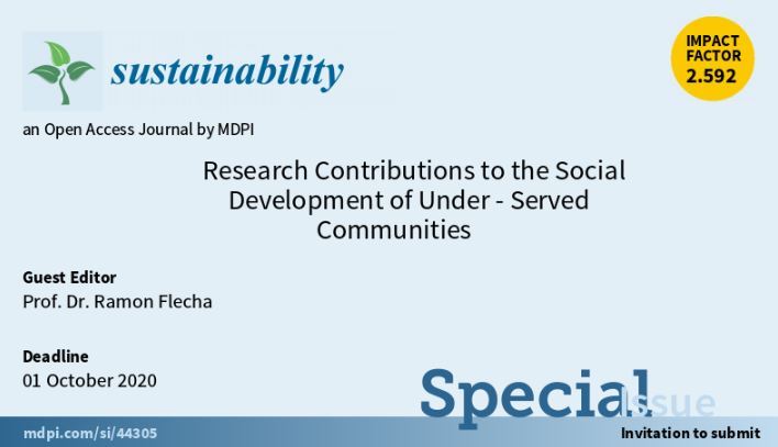 Call Special Issue «Research Contributions to the Social Development of Under-Served Communities»