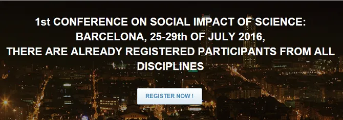 1st Conference on Social Impact of Sciences